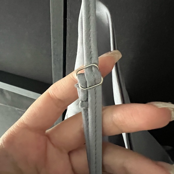 Blue Draped Cami Dress - Picture 8 of 10